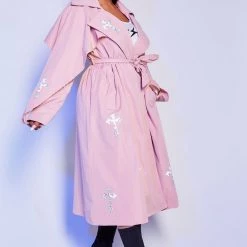 WOMENS JACKETS Best Seller SADIE TRENCH COAT-PINK 9 WOMENS JACKETS Best Seller SADIE TRENCH COAT-PINK