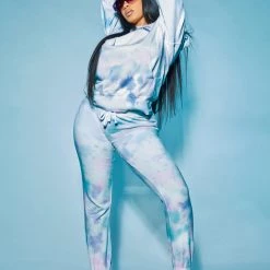 WOMENS TRACK SETS COTTON CANDY SKIES TRACKSET-MULTI