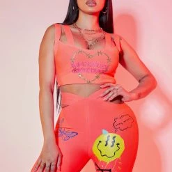 WOMENS ACTIVE SHORT SETS MOXIE BIKE SHORT SET-CORAL 10 WOMENS ACTIVE SHORT SETS MOXIE BIKE SHORT SET-CORAL