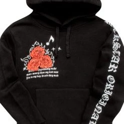 WOMENS DRESSES RUBI HOODIE DRESS-BLACK