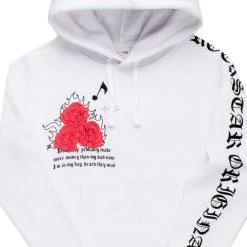 WOMENS DRESSES RUBI HOODIE DRESS-WHITE