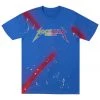 MENS TEES RIG CRYSTAL T-SHIRT- ROYAL BLUE