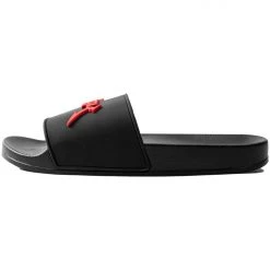 MENS ACCESSORIES ROCKBAND SLIDES- BLACK