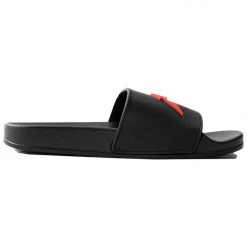 MENS ACCESSORIES ROCKBAND SLIDES- BLACK
