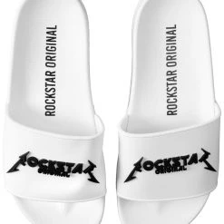 MENS ACCESSORIES Best Sellers ROCKBAND SLIDES- WHITE