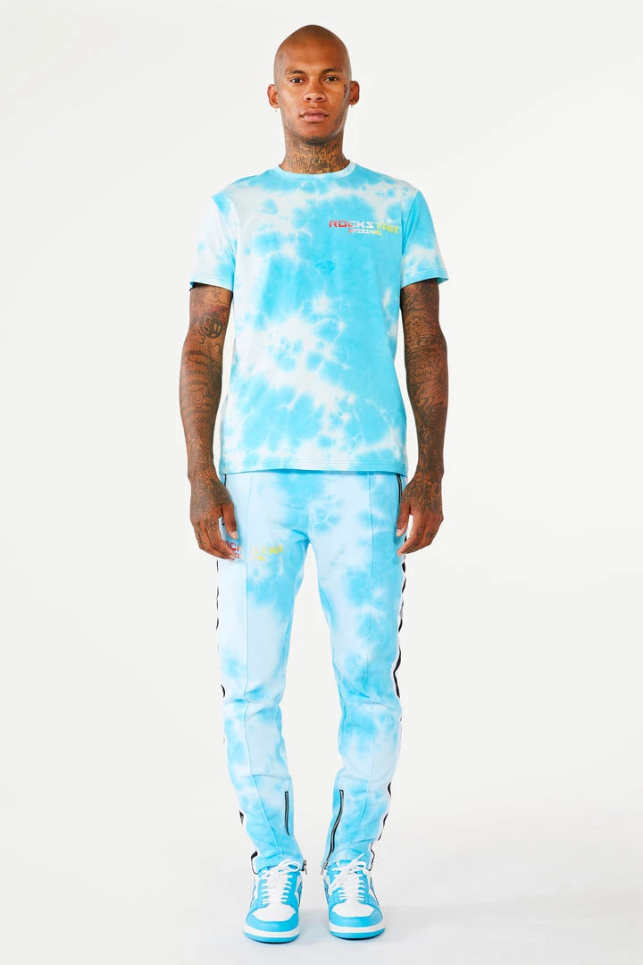 MENS TRACK SETS TURE T-SHIRT TRACK SET- BLUE 3 MENS TRACK SETS TURE T-SHIRT TRACK SET- BLUE