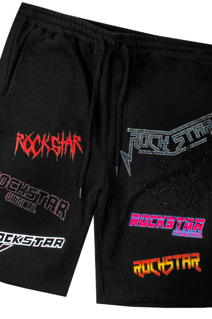 MENS SHORT SETS Track Sets ROHIT SHORT SET- BLACK 3 MENS SHORT SETS Track Sets ROHIT SHORT SET- BLACK