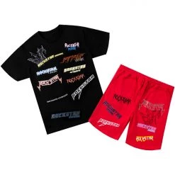 MENS SHORT SETS Track Sets ROHIT SHORT SET- RED
