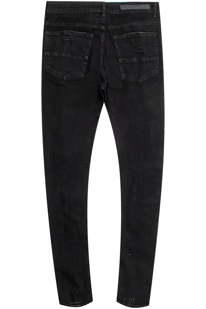 MENS JEANS SAGE GRAPHIC PRINT JEAN-BLUE/YELLOW Denim 3 MENS JEANS SAGE GRAPHIC PRINT JEAN-BLUE/YELLOW Denim