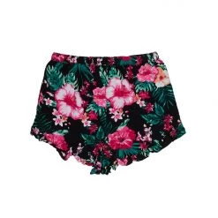 WOMENS SHORTS SARIYAH CROCHET TRIM SHORT-BLACK Best Seller