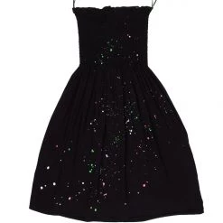 WOMENS DRESSES SAVANNAH TUBE MINI DRESS-BLACK 5 WOMENS DRESSES SAVANNAH TUBE MINI DRESS-BLACK