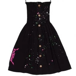 WOMENS DRESSES SAVANNAH TUBE MINI DRESS-BLACK