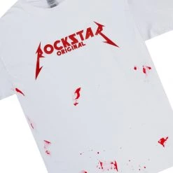 MENS TRACK SETS SCOTTIE T-SHIRT/FLARE PANT SET-NAVY/RED