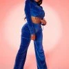 WOMENS DRESSES Best Seller SELENA MATCHING PANT SET-ROYAL BLUE