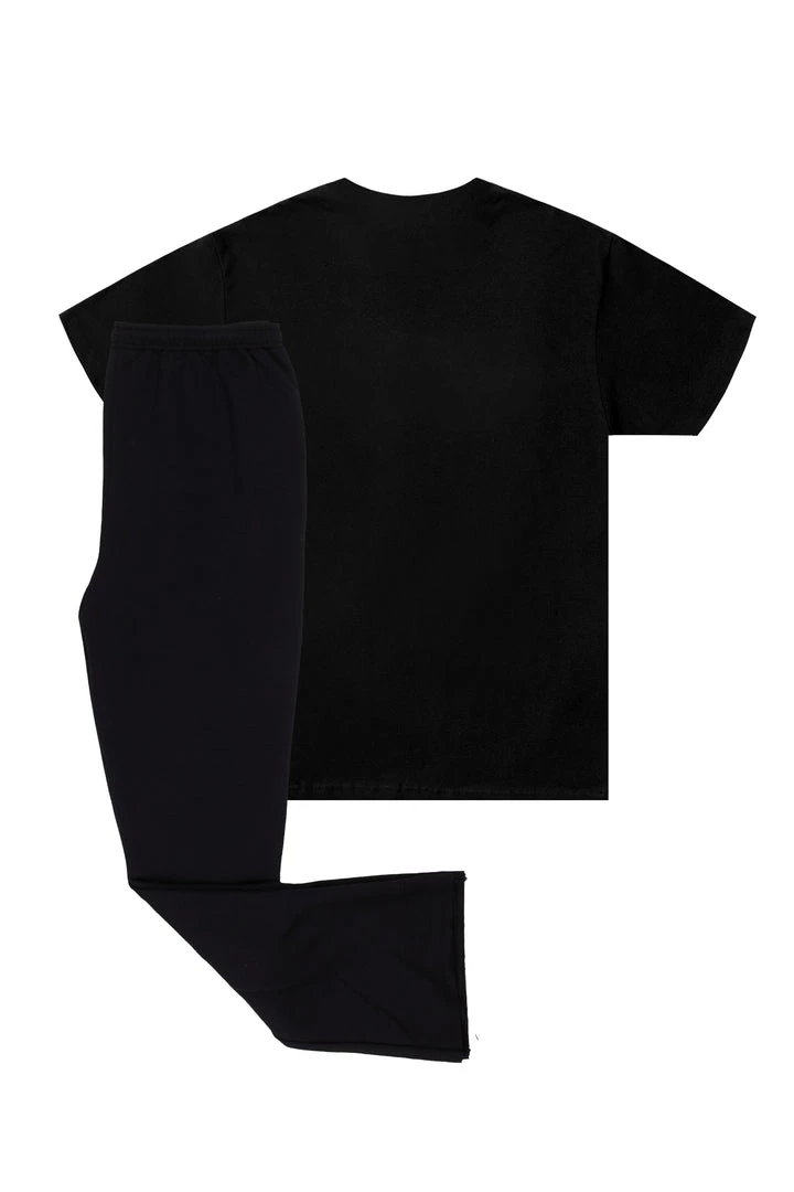 MENS TRACK SETS SEPTIMUS FLARE TRACK PANT SET-BLACK 6 MENS TRACK SETS SEPTIMUS FLARE TRACK PANT SET-BLACK