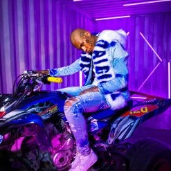 MENS JEANS DEMNA PAINTER JEAN-ROYAL BLUE