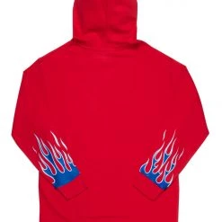 MENS HOODIES & SWEATSHIRTS Tops SETTI HOODIE-RED