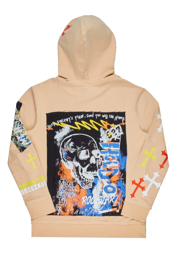 MENS HOODIES & SWEATSHIRTS LAZIO GRAPHIC HOODIE-TAN Tops 3 MENS HOODIES & SWEATSHIRTS LAZIO GRAPHIC HOODIE-TAN Tops