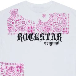MENS TEES SKI GRAPHIC T-SHIRT-PINK Tops