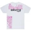 MENS TEES SKI GRAPHIC T-SHIRT-PINK Tops