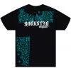 MENS TEES SKI GRAPHIC T-SHIRT-BLACK/AQUA Tops