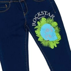 WOMENS JEANS Best Seller SKULL SKINNY JEAN-MED. WASH