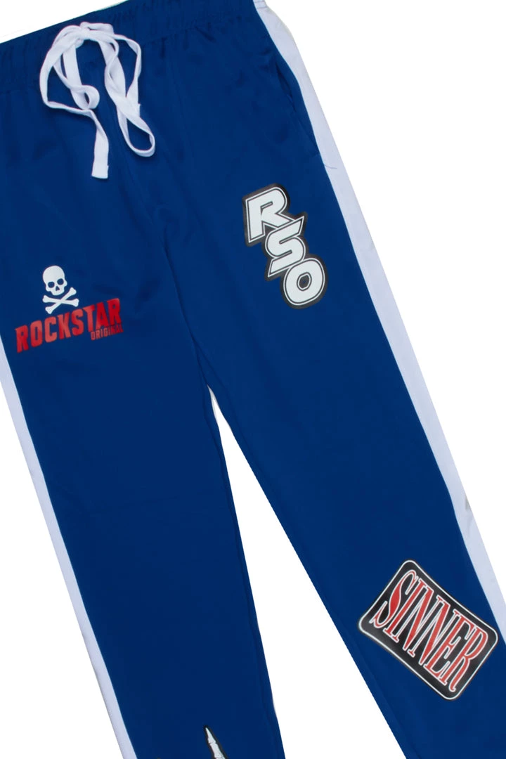 MENS TRACK SETS SONIK ZIPPER JACKET TRACK SET-ROYAL/WHITE 3 MENS TRACK SETS SONIK ZIPPER JACKET TRACK SET-ROYAL/WHITE