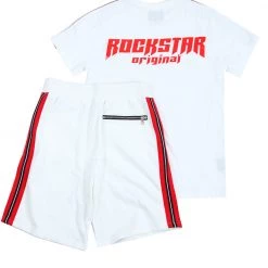 MENS SHORT SETS Spencer Short Set (White) Track Sets 11 MENS SHORT SETS Spencer Short Set (White) Track Sets