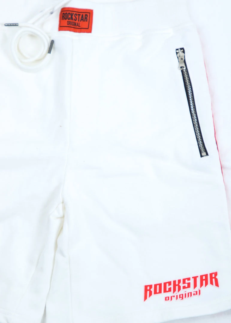 MENS SHORT SETS Spencer Short Set (White) Track Sets 4 MENS SHORT SETS Spencer Short Set (White) Track Sets