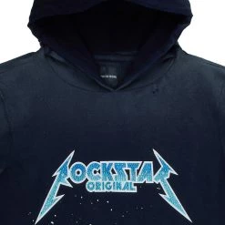 MENS HOODIES & SWEATSHIRTS STORMY SHORT SLEEVE HOODIE-NAVY