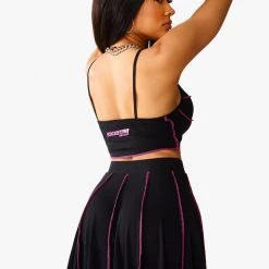 WOMENS DRESSES ENYA SKIRT SET - BLACK Best Seller 10 WOMENS DRESSES ENYA SKIRT SET - BLACK Best Seller