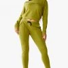 WOMENS TRACK SETS AVIVA JOGGER SET - OLIVE