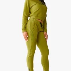 WOMENS TRACK SETS AVIVA JOGGER SET - OLIVE 13 WOMENS TRACK SETS AVIVA JOGGER SET - OLIVE