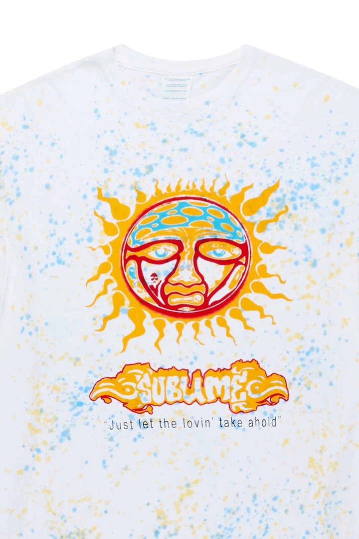 MENS TEES SUBLIME T-SHIRT-WHITE/MULTI 2 MENS TEES SUBLIME T-SHIRT-WHITE/MULTI