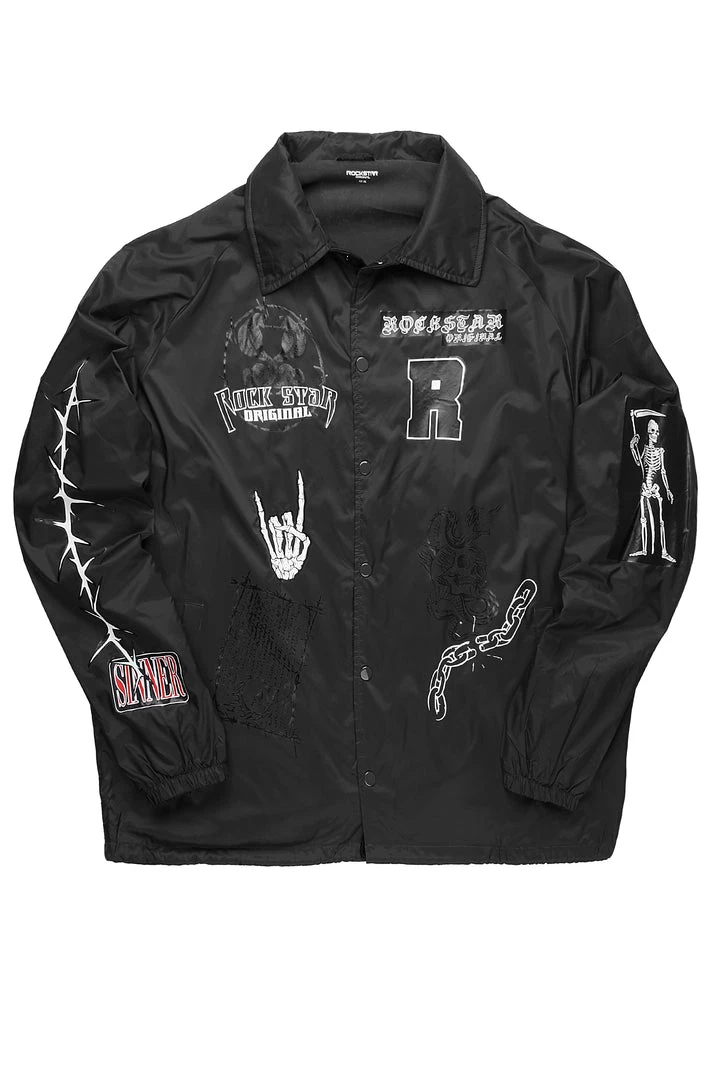 MENS JACKETS Jackets & Outerwear SYMBA NYLON JACKET-BLACK 1 MENS JACKETS Jackets & Outerwear SYMBA NYLON JACKET-BLACK