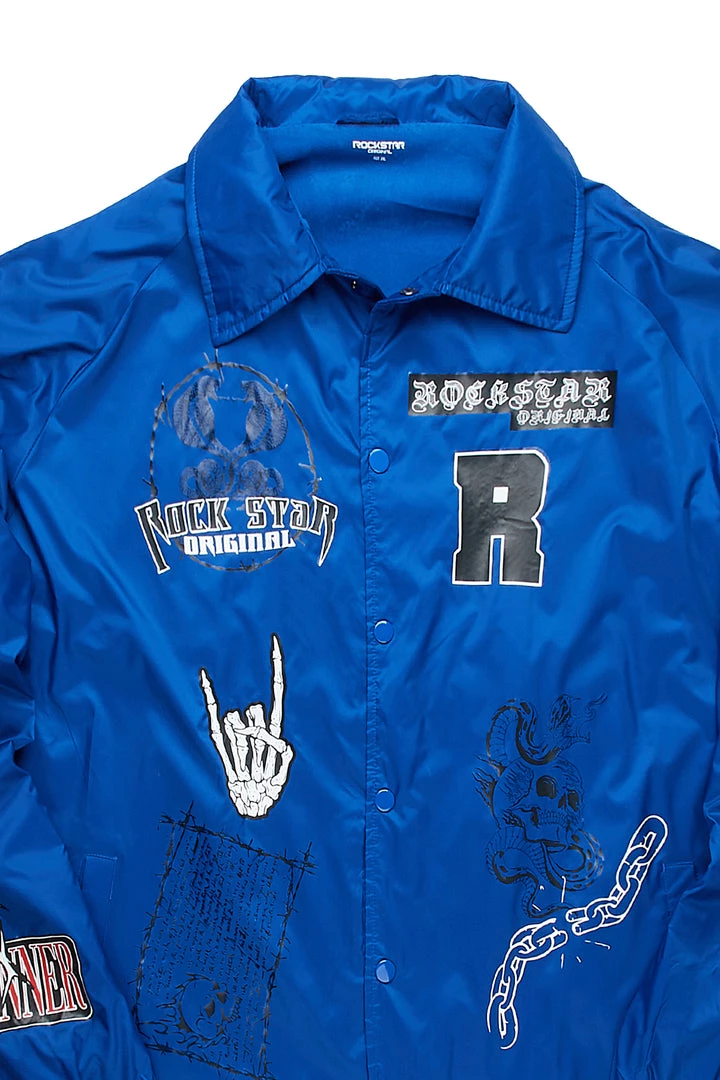 MENS JACKETS SYMBA NYLON JACKET-ROYAL BLUE 5 MENS JACKETS SYMBA NYLON JACKET-ROYAL BLUE