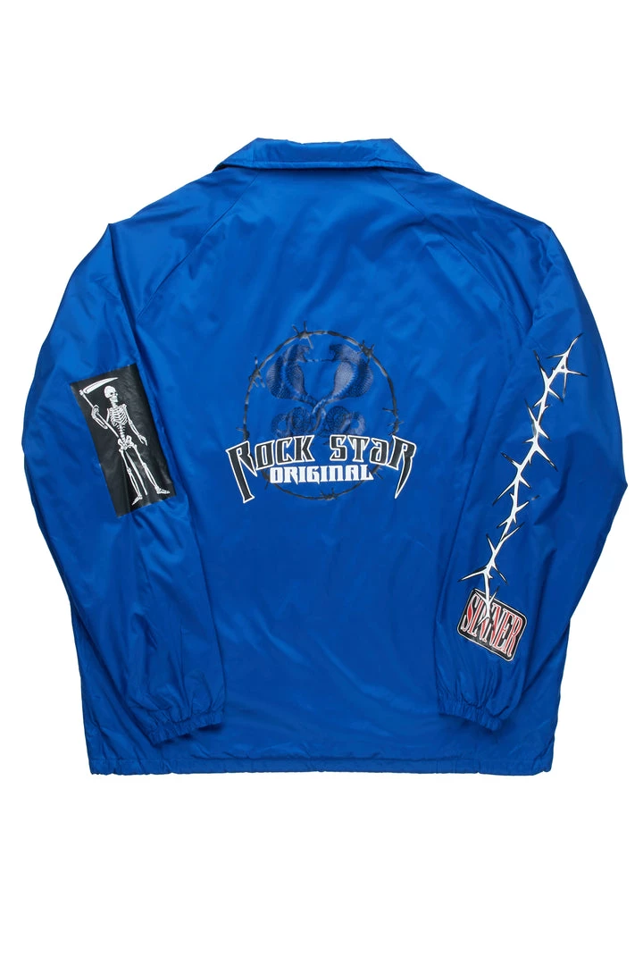 MENS JACKETS SYMBA NYLON JACKET-ROYAL BLUE 6 MENS JACKETS SYMBA NYLON JACKET-ROYAL BLUE