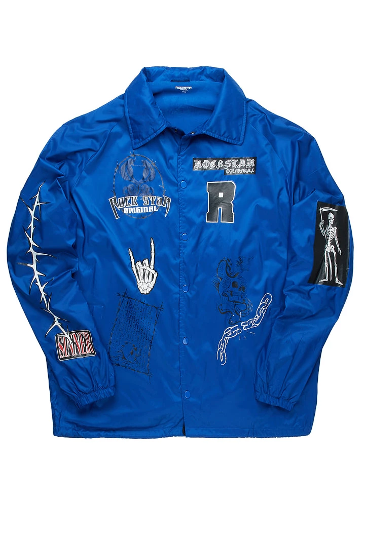 MENS JACKETS SYMBA NYLON JACKET-ROYAL BLUE 4 MENS JACKETS SYMBA NYLON JACKET-ROYAL BLUE