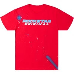 MENS TEES Tops SABLE PRINTED T-SHIRT-RED