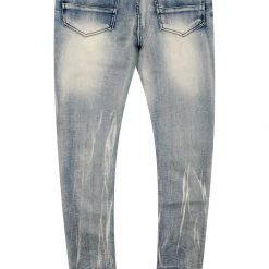 MENS JEANS Denim SAGE GRAPHIC PRINT JEAN-TEAL