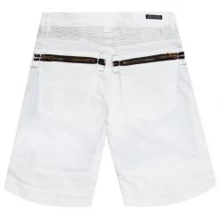 BOYS SHORTS KIDS ROYS BIKER SHORTS - WHITE New Arrivals