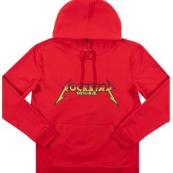 MENS HOODIES & SWEATSHIRTS Slick Crystal Hoodie (Red) Tops