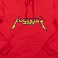 MENS HOODIES & SWEATSHIRTS Slick Crystal Hoodie (Red) Tops