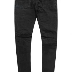 MENS JEANS SKINNER PATCHWORK JEAN-BLACK 7 MENS JEANS SKINNER PATCHWORK JEAN-BLACK