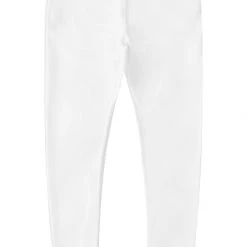 MENS PANTS SLANT TRACK PANT- WHITE