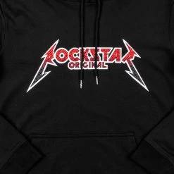MENS HOODIES & SWEATSHIRTS Slick Crystal Hoodie (Black) Tops