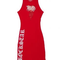 WOMENS DRESSES Best Seller TAHIRA MINI DRESS-RED