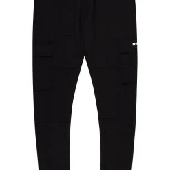 MENS PANTS TITAN GRAPHIC TRACKPANT-BLACK