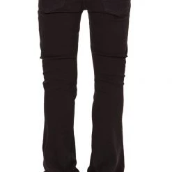 MENS JEANS Denim TOOSI STACKED FLARE JEAN-BLACK 7 MENS JEANS Denim TOOSI STACKED FLARE JEAN-BLACK