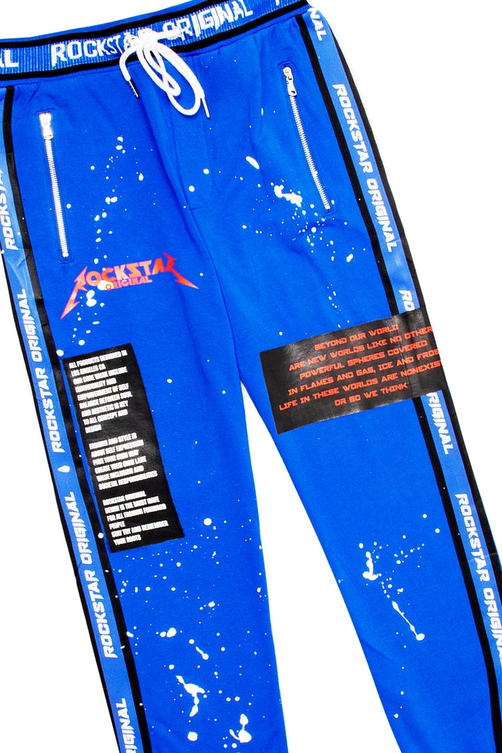 MENS TRACK SETS EVERETT DENIM JACKET/TRACKPANT SET-BLUE 3 MENS TRACK SETS EVERETT DENIM JACKET/TRACKPANT SET-BLUE